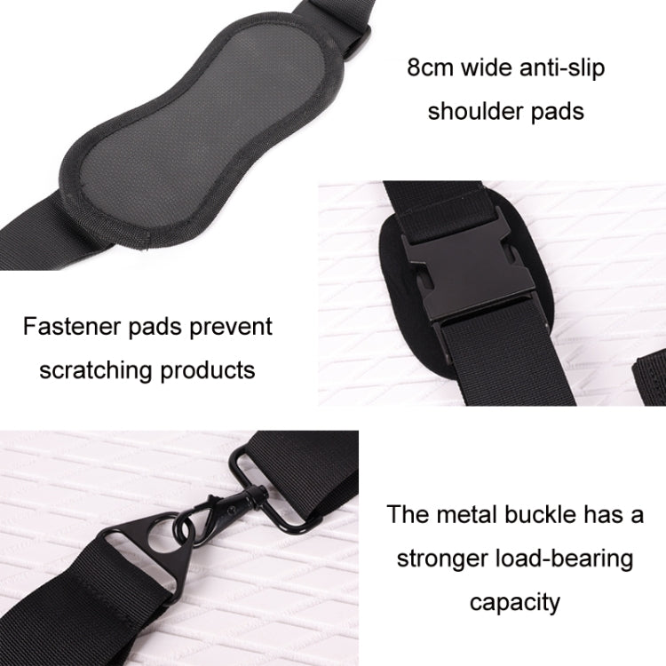 Surfboard Thickened Shoulder Strap Multifunctional Adjustable Lashing Strap, Black, Orange, Green
