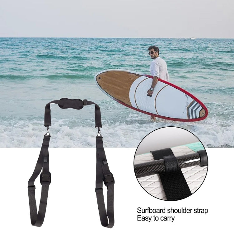 Surfboard Thickened Shoulder Strap Multifunctional Adjustable Lashing Strap, Black, Orange, Green
