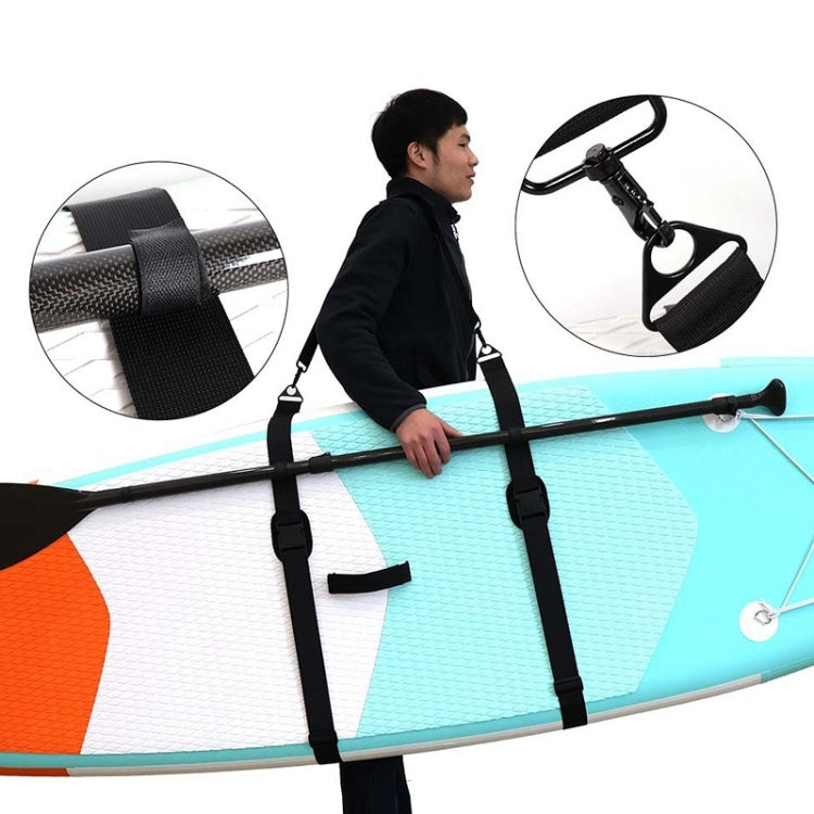 Surfboard Thickened Shoulder Strap Multifunctional Adjustable Lashing Strap, Black, Orange, Green