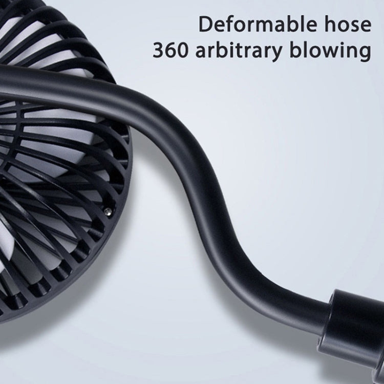 12V/24V High Wind Cooling USB Car Cup Holder Single Head Fan