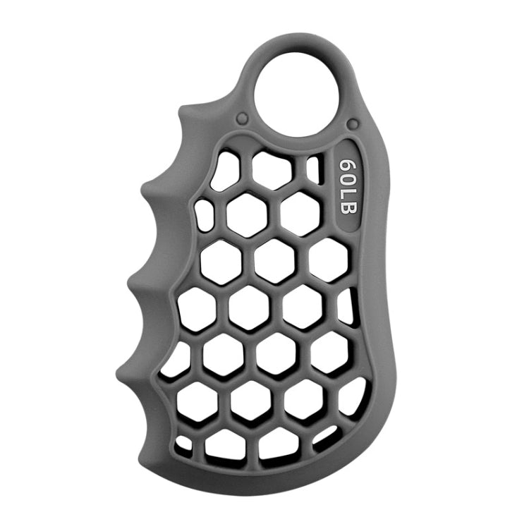Honeycomb Elastic Finger Exerciser Hand Grip Strengthener Training Grip Ring, 20LB Pink, 40LB Light Blue, 60LB Gray