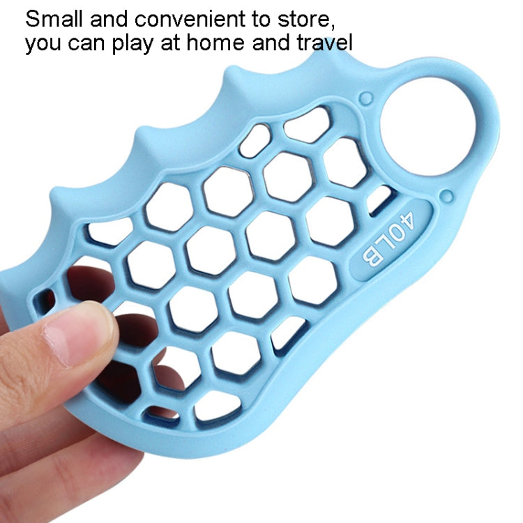 Honeycomb Elastic Finger Exerciser Hand Grip Strengthener Training Grip Ring, 20LB Pink, 40LB Light Blue, 60LB Gray