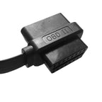 OBD2 Male to Female Tee Extension Cable OD16 16C Flat Cable, 0.3m, 0.6m