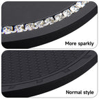 Car Water Cup Anti-skid Mat Door Slot Interior Modification Mat With diamond