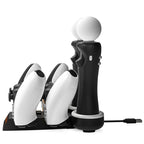 Iplay HBP-301 For PS5 / PS VR MOVE Controller Handle Dual Seat Charger 4 In 1 Charger, HBP-301