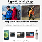 TELESIN 360 Degree Rotation Backpack Clip Clamp Mount For Action Camera