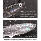5pcs Roadrunner Soft Lures Leadheads Luminous Lures, Red White T Tail, Pink  T Tail, Blue  T Tail, Green  T Tail, Yellow  T Tail, White T Tail, Black T tail, Red Luminous Reel Tail, Blue Reel Tail, Green Reel Tail, Pink Reel Tail, Red Reel Tail        ...
