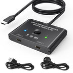 8K30 Type-C / USB-C Bidirectional Switch 10Gbps HD Splitter, KC-C201, C201 Single Machine