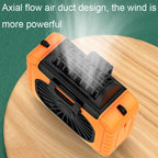 Outdoor Waist-Mounted Lighting Fan Multifunctional Bracket Hanging Neck Fan, F006 (Grass Green), F006 (Orange), F006 (Blue), F006, F006 (Pink), F006 (Yellow)