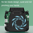 Outdoor Waist-Mounted Lighting Fan Multifunctional Bracket Hanging Neck Fan, F006 (Grass Green), F006 (Orange), F006 (Blue), F006, F006 (Pink), F006 (Yellow)