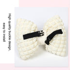 Car Seat Breathable And Comfortable Puff Pillow Upholstery, Headrest Beige, Lumbar Pillow Beige, Headrest Beige Brown, Lumbar Pillow Beige Brown, Headrest Black, Lumbar Pillow Black, Headrest Pink, Lumbar Pillow Pink