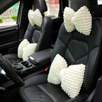 Car Seat Breathable And Comfortable Puff Pillow Upholstery, Headrest Beige, Lumbar Pillow Beige, Headrest Beige Brown, Lumbar Pillow Beige Brown, Headrest Black, Lumbar Pillow Black, Headrest Pink, Lumbar Pillow Pink