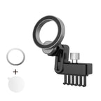 For Tesla Model 3/Y Air Vent Magnetic Mobile Phone Holder, With Magnetic Ring, Non-marking Base