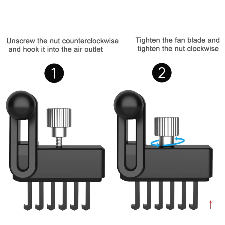 For Tesla Model 3/Y Air Vent Magnetic Mobile Phone Holder, With Magnetic Ring, Non-marking Base