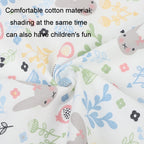 Car Heat Insulation Blackout Cartoon Cotton Sunshade, Rabbit, Striped Blue Rabbit, Coffee Wave Point, Small Floral, Pony, Pink, Blue Flower, Cherry, Long Ears Rabbit