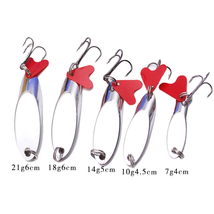 Slant Cut Sequins Long Casting Freshwater Fake Bait, 5pcs 14g 5cm Right Angle, 5pcs 18g 6cm Right Angle, 5pcs 21g 6cm Right Angle, 5pcs 7g 4cm Bent Angle, 5pcs 10g 4.5cm Bent Angle, 5pcs 14g 5cm Bent Angle, 5pcs 18g 6cm Bent Angle, 5pcs 21g 6cm Bent Angle