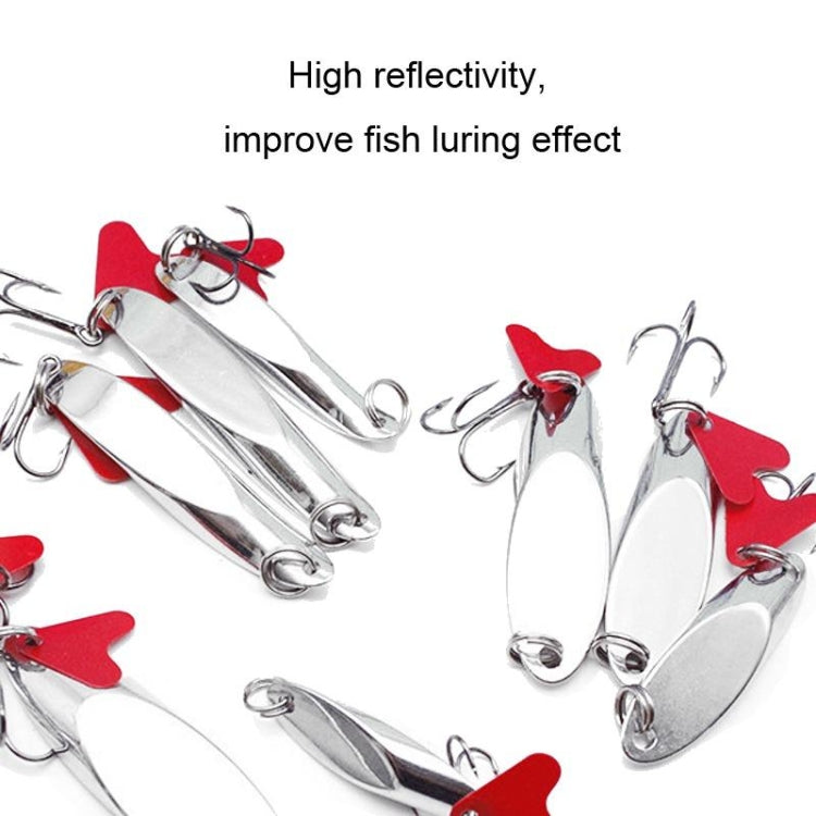 Slant Cut Sequins Long Casting Freshwater Fake Bait, 5pcs 14g 5cm Right Angle, 5pcs 18g 6cm Right Angle, 5pcs 21g 6cm Right Angle, 5pcs 7g 4cm Bent Angle, 5pcs 10g 4.5cm Bent Angle, 5pcs 14g 5cm Bent Angle, 5pcs 18g 6cm Bent Angle, 5pcs 21g 6cm Bent Angle