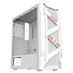 EVESKY Acrylic Side Transparent ATX Computer Case With 6 Fans Position And USB 3.0 Interface, Black, White