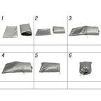 190T Motorcycle Rain Covers Dustproof Rain UV Resistant Dust Prevention Covers, M, L, XL, XXL, XXXL, XXXXL