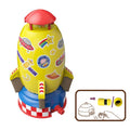 Rotating Sprinkler Flying Children Water Toys, Yellow Rocket + Joint, Yellow Rocket + 2 Joints + 3m Tube, Yellow Rocket + 2 Joints + 5m Tube