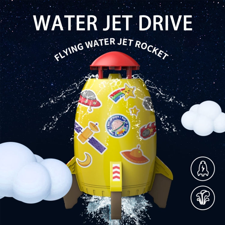 Rotating Sprinkler Flying Children Water Toys, Yellow Rocket + Joint, Yellow Rocket + 2 Joints + 3m Tube, Yellow Rocket + 2 Joints + 5m Tube