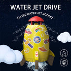 Rotating Sprinkler Flying Children Water Toys, Yellow Rocket + Joint, Yellow Rocket + 2 Joints + 3m Tube, Yellow Rocket + 2 Joints + 5m Tube