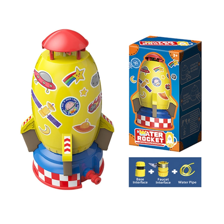 Rotating Sprinkler Flying Children Water Toys, Yellow Rocket + Joint, Yellow Rocket + 2 Joints + 3m Tube, Yellow Rocket + 2 Joints + 5m Tube