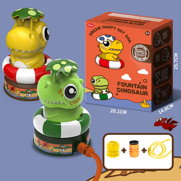 Outdoor Beach Dinosaur Sprinkler Drama Water Toys, Yellow + 1 Plug, Yellow + 2 Plug + 3m Tube, Yellow + 2 Plug + 5m Tube, Green + 1 Plug, Green + 2 Plug + 3m Tube, Green + 2 Plug + 5m Tube