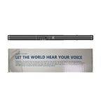 28cm Smart Noise Reduction Live Sound Card Computer Microphone Phone Camera News Interview Microphone, 28cm Interview Microphone