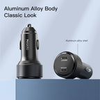 Yesido Y48  60W Car Fast Charger Aluminum Aluminum Double Type-C/USB-C Port Car Charger, Y48