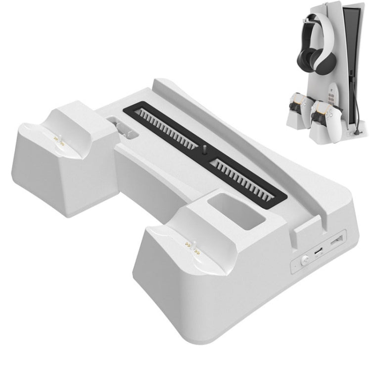 Iplay HBP-351 For Sony PS5 Digital Version Host Cooling Base Bracket Multifunctional Handle Charging Stand, HBP-351