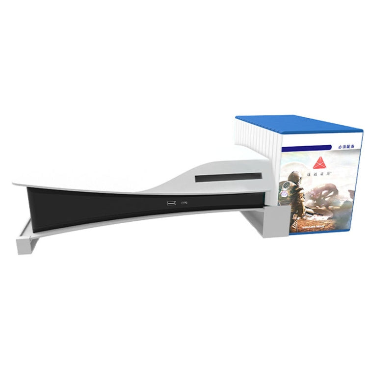 Iplay HBP-393 For Sony PS5 Optical Drive / Digital Version Host Horizontally Placed Bracket With Disc Slot