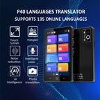 P40 Multi-country Smart Translator Simultaneous Interpretation Photo Offline Translation Recording to Translation, P40 (Black), P40 (White)