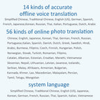 P40 Multi-country Smart Translator Simultaneous Interpretation Photo Offline Translation Recording to Translation, P40 (Black), P40 (White)