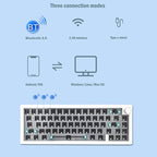 67 Keys Three-mode Customized DIY With Knob Mechanical Keyboard Kit Supports Hot Plug RGB Backlight, White, Black, Claret, Purple, Green, Blue