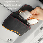 Car Sun Visor Multifunctional Glasses Case Card Storage Bracket