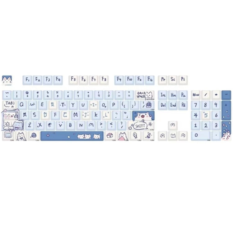 148 Keys MDA Height 5-sided Heat Rise PBT Mechanical Keyboard Keycaps, 148 Keys Blue, 148 Keys Pink, 148 Keys Green