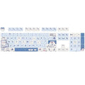148 Keys MDA Height 5-sided Heat Rise PBT Mechanical Keyboard Keycaps, 148 Keys Blue, 148 Keys Pink, 148 Keys Green