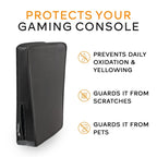For PS5 Host Waterproof Dustproof Protective Cover Compatible With Digital Optical Drive Version, For PS5 (Black)