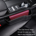 Car Crevice Storage Box Seat Decoration Finishing Box, Black Leather Principal Driver, Black Leather Co-pilot, Beige Leather Principal Driver, Beige Leather Co-pilot, Mocha Brown Leather Principal Driver, Mocha Brown Co-pilot, Red Suede Principal Drive...