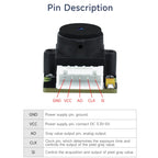 Yahboom Single Column CCD Camera Module Linear Array Sensor, TSL1401, TSL1401+Bracket