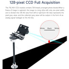 Yahboom Single Column CCD Camera Module Linear Array Sensor, TSL1401, TSL1401+Bracket