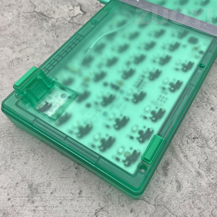 Hot Swap Shaft Wired RGB Back Light Customized Mechanical Keyboard Kit, Beige, Black Transparent, Green Transparent, Purple Transparent