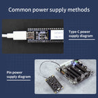 Yahboom MCU RCT6 Development Board STM32 Experimental Board ARM System Core Board, STM32F103C8T6, APM32E103RET6, STM32F103RCT6, 0.96 inch TFT Color Screen