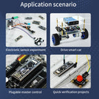 Yahboom MCU RCT6 Development Board STM32 Experimental Board ARM System Core Board, STM32F103C8T6, APM32E103RET6, STM32F103RCT6, 0.96 inch TFT Color Screen