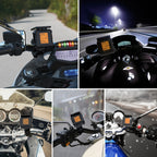 Solar Motorcycle Tire Pressure Monitor Color Screen High Precision Sensor, M8, M9