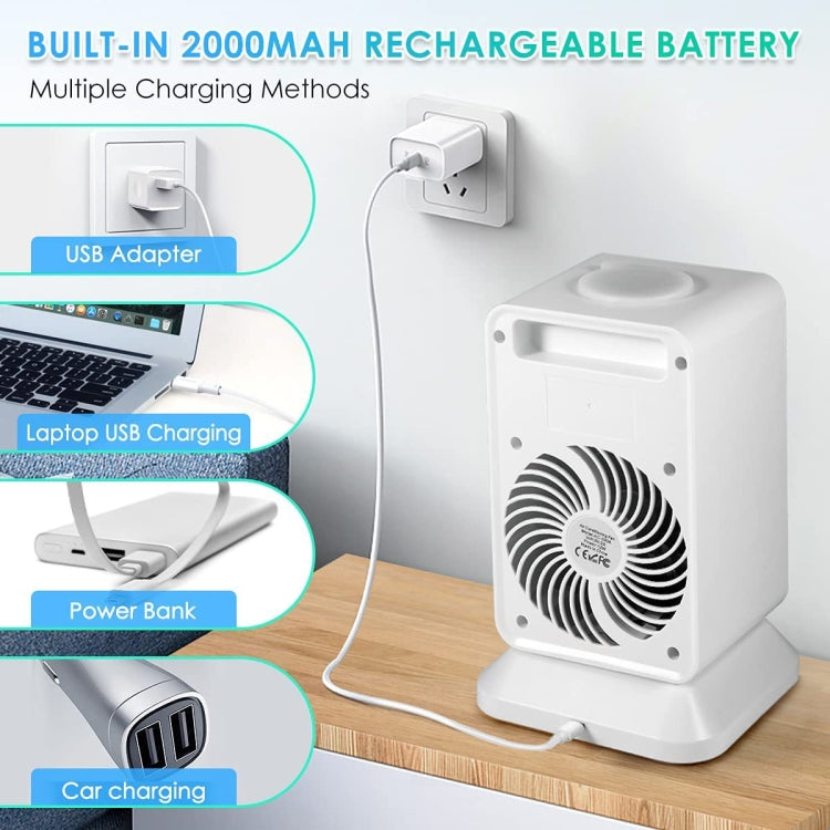 USB Mini Desktop Spray Humidification Cooling Fan Home Air Conditioner Fan Cooler