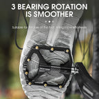 WEST BIKING 3 Bearings Ultralight Carbon Fiber Bushing Mountain Bike Pedal