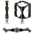 WEST BIKING 3 Bearings Ultralight Carbon Fiber Bushing Mountain Bike Pedal