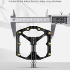WEST BIKING 3 Bearings Ultralight Carbon Fiber Bushing Mountain Bike Pedal